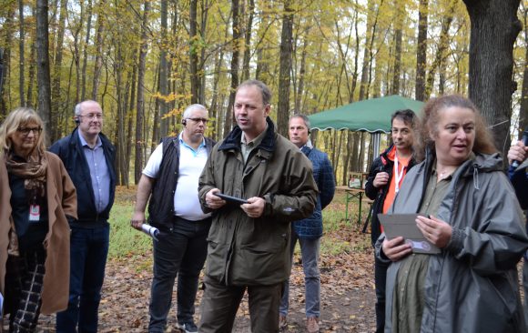 Czech Marteloscope visit with EU Forest Directors